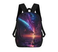 sinyumoney Galactic Sunset Fantasy Mochila Escolar Para El Trabajo, Negocios, Universidad Y Escuela Para Hombres, Mujeres Y Adolescentes 17inch