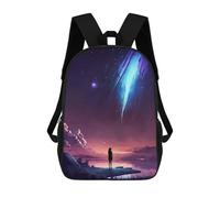sinyumoney Galactic Sunset Gaze Mochilas Escolares Mochila Escolar Ligera Mochila De Día Mochila Para Libros Para La Universidad Para Hombres/mujeres 17inch