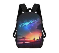 sinyumoney Galactic Sunset Reverie Mochilas Escolares Mochilas Escolares De Secundaria Mochila Informal Para El Campus Viajes Al Aire Libre Deportes 17inch