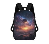 sinyumoney Galactic Sunset with Rings Mochila Escolar Para Ordenador Portátil Para La Escuela/trabajo/viajes: Perfecta Para Viajes, Trabajo Y Uso Diario 17inch
