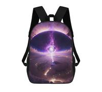 sinyumoney Galactic Thunderstorm Over City Lights Mochila Escolar Impresa En 3D 17inch Mochila Escolar Infantil Mochilas De Viaje Mochila Informal De Moda Para Niños Y Estudiantes