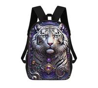 sinyumoney Galactic Tiger Chronicles Mochila Escolar Infantil Impresa En 3D 17inch Mochilas Escolares Para Niños, Estilo Casual Y Moderno, Mochilas De Viaje De Alta Capacidad
