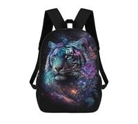 sinyumoney Galactic Tiger Fantasy Art Print Mochilas Infantiles Mochila Escolar Impresa En 3D Para Niños Mochilas De Viaje Bolsas Para Libros Para Niños 17inch Mochila Escolar