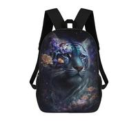 sinyumoney Galactic Tiger Fantasy Mochila Infantil De 17 Pulgadas, Mochila Escolar Con Estampado 3D De Dibujos Animados Para Niños Y Adolescentes.
