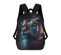 sinyumoney Galactic Tiger Portrait -13 Mochilas Infantiles Impresas En 3D Para Niños. Mochilas De Viaje De Moda Para Niños. Mochila Escolar Para Estudiantes De Primaria Y Secundaria.