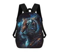 sinyumoney Galactic Tiger Portrait-34 Mochilas Impresas En 3D Para Niños 17inch Mochilas De Moda Informales Para El Día A Día, Bolsas De Viaje, Mochilas Informales Para Exteriores Para Niños Y Niñas