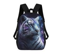 sinyumoney Galactic Tiger Portrait -6 Mochila Escolar De 17 Pulgadas Impresa En 3D Mochilas Infantiles Mochila Genial Impresa En 3D Para Niños De Primaria Y Secundaria