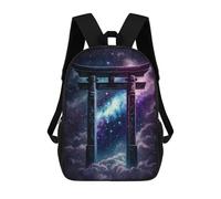 sinyumoney Galactic Torii Gateway Mochila Escolar De 17 Pulgadas Para Adolescentes, Con Estampado 3D, Ajustable Y Con Bolsillos, Ideal Para Niños, Niñas Y Estudiantes.