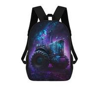 sinyumoney Galactic Tractor Adventure-11 17inch Mochilas Escolares Impresas En 3D, Mochilas Escolares De Moda Para Niños De Primaria Y Secundaria