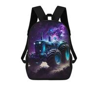 sinyumoney Galactic Tractor Adventure 17inch Mochila Escolar Impresa En 3D Para Niños, Mochila Escolar Informal De Moda, Mochilas De Viaje Para Niños Y Estudiantes.
