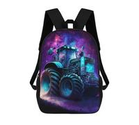 sinyumoney Galactic Tractor Adventure-8 Mochilas Infantiles Mochila Escolar Impresa En 3D Para Niños Mochilas De Viaje Bolsas Para Libros Para Niños 17inch Mochila Escolar