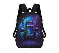 sinyumoney Galactic Tractor Lights-5 Mochila Escolar Infantil Impresa En 3D 17inch Mochilas De Moda Para Niños De Primaria Y Secundaria