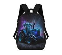 sinyumoney Galactic Tractor Lights Mochilas Infantiles Impresas En 3D De 17 Pulgadas. Mochila Escolar Informal Impresa En 3D Para Niños De Primaria Y Secundaria.