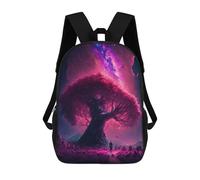 sinyumoney Galactic Tree of Dreams Mochilas Infantiles Impresas En 3D, Mochilas De Moda Informales, Mochilas De Viaje Bonitas, Mochilas Informales Para Exteriores Para Niños Y Niñas 17inch