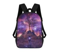 sinyumoney Galactic Tree of Life -11 Mochila Para Niños, Adolescentes Y Estudiantes, Mochilas Para Niñas, Mochilas Para Niños Pequeños, Primaria Y Secundaria 17inch