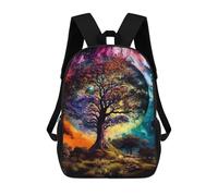 sinyumoney Galactic Tree of Life -9 Mochila Escolar Impresa En 3D Mochila Escolar De Moda Para Niños Mochilas Para Niños Estudiantes De Secundaria 17inch