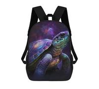 sinyumoney Galactic Turtle Art Print-1 Mochilas Escolares Para La Escuela Secundaria, Preparatoria, Universidad Y Viajes Para Hombres, Mujeres Y Adolescentes 17inch