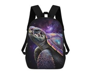 sinyumoney Galactic Turtle Shell Artwork Mochila Escolar Infantil Impresa En 3D Para Niños, Mochila De Viaje De Alta Capacidad, Mochilas Para Libros De 17 Pulgadas Para Niños