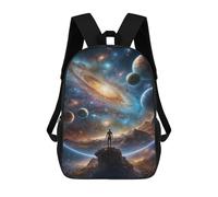 sinyumoney Galactic View Space Exploration Mochila Escolar Resistente Al Agua, Mochila De Viaje, Bolsa Para Computadora - Perfecta Para Viajes, Trabajo Y Uso Diario 17inch