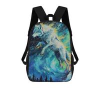 sinyumoney Galactic Wolf Majesty -1 Mochila De Viaje Para La Universidad Mochilas Para La Escuela/trabajo/viajes 17inch