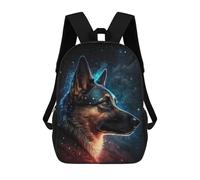 sinyumoney Galactic Wolf Portrait-34 Mochila Escolar Grande Resistente Al Agua Para Portátil Para Adolescentes, Niñas, Niños, Mujeres Y Hombres 17inch