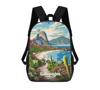 sinyumoney Galapagos National Park Ecuador Travel Mochila Escolar Infantil Impresa En 3D 17inch Mochilas Escolares Para Niños, Estilo Casual Y Moderno, Mochilas De Viaje De Alta Capacidad