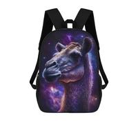 sinyumoney Galaxy Camel Art Print Mochila Escolar Impresa En 3D 17inch Mochilas De Moda Para Niños, Mochilas Escolares Para Niños De Primaria Y Secundaria