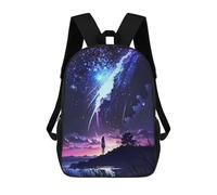 sinyumoney Galaxy Comet Twilight Mochila Escolar, Mochila Informal, Mochila De Día, Mochila Escolar, De Trabajo Y De Viaje Para Hombres, Mujeres Y Adolescentes. 17inch