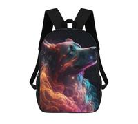 sinyumoney Galaxy Dog Animal Mochila Escolar Infantil, Mochilas Impresas En 3D, Mochilas Escolares De Moda Para Niños De Primaria Y Secundaria 17inch