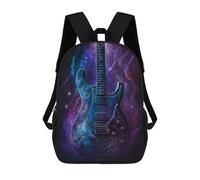 sinyumoney Galaxy Electric Guitar Art Print Mochila Escolar Infantil De 17 Pulgadas Con Estampado 3D De Películas De Anime Para Niños, Mochila De Viaje, Mochila Escolar Infantil
