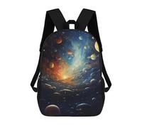 sinyumoney Galaxy Exploration Cosmic Wonders Mochila Escolar Infantil Impresa En 3D Para Niños, Mochila De Viaje De Alta Capacidad, Mochilas Para Libros De 17 Pulgadas Para Niños