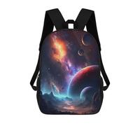 sinyumoney Galaxy Far Away Mochila Escolar Para Niños De 17 Pulgadas, Mochila Informal De Viaje Para Niños Y Niñas, Mochila De Gran Capacidad Para El Día A Día 17inch