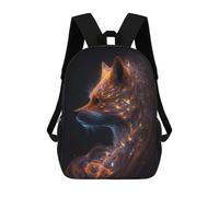 sinyumoney Galaxy Fox Animal Mochila Escolar/de Negocios, Resistente, Para Portátil, Para La Escuela/trabajo/viajes 17inch