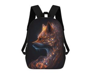 sinyumoney Galaxy Fox Animal Mochila Escolar/de Negocios, Resistente, Para Portátil, Para La Escuela/trabajo/viajes 17inch