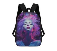sinyumoney Galaxy Girl No3 Mochila Escolar Impresa En 3D Mochilas Informales Para Niños Mochila Escolar Impresa En 3D Para Niños De Primaria Y Secundaria 17inch