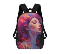 sinyumoney Galaxy Girl No5 Mochila Escolar Infantil Impresa En 3D Para Niños, Mochilas De Viaje, Bolsas Para Libros Para Niños Estudiantes De Primaria 17inch