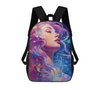 sinyumoney Galaxy Girl No7 Mochila Escolar Para Niños Mochila Escolar Impresa En 3D Mochila Escolar De Moda Para Niños De Primaria Y Secundaria 17inch
