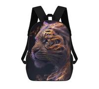 sinyumoney Galaxy Gold Tiger Animal Mochila De Día Mochila De Negocios Mochila Impermeable Para Libros Para Hombres/mujeres 17inch