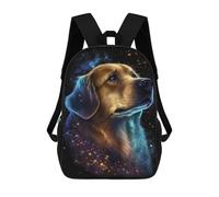 sinyumoney Galaxy Golden Retriever Art Print Mochila Escolar Ligera Para Aeropuerto, Estudiantes Universitarios, Mochila Para Niños/niñas/adolescentes 17inch