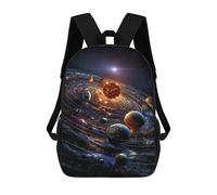 sinyumoney Galaxy Planets Space Art -1 Mochila De Negocios Para Portátil, Mochila Unisex Informal Para Niñas, Niños Y Adolescentes 17inch