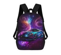 sinyumoney Galaxy Sports Car Art Print-2 Mochila Escolar Resistente Al Agua, Mochila De Viaje, Bolsa Para Computadora Para Hombres, Mujeres Y Adolescentes 17inch