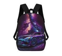 sinyumoney Galaxy Sports Car Mochila Escolar Ligera Para Aeropuerto Y Universidad Para Niñas Y Adolescentes 17inch
