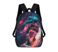 sinyumoney Galaxy Surfing Astronaut Mochilas Para Niños Mochilas Escolares Mochila Escolar Para Niños Impresa En 3D Mochilas De Viaje De Moda Para Niños De Primaria Y Secundaria 17inch