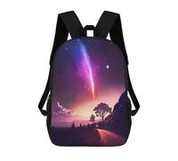 sinyumoney Galaxy Train Landscape Mochila Escolar Infantil Impresa En 3D Para Niños, Mochilas De Viaje, Bolsas Para Libros, Mochila Escolar Infantil 17inch