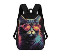 sinyumoney Gaming Cat Gamer Mochila, Mochila Infantil, Mochila Escolar Para Estudiantes, Mochila Para Libros, Mochila Escolar Impresa En 3D Para Niños Y Niñas 17inch