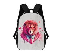 sinyumoney Gangster Lion Funny Mochilas Escolares Mochilas Escolares De Secundaria Mochila Informal Para El Campus Viajes Al Aire Libre Deportes 17inch