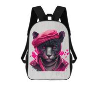 sinyumoney Gangster Panther Funny Mochila Escolar De 17 Pulgadas Impresa En 3D Mochilas Infantiles Mochila Genial Impresa En 3D Para Niños De Primaria Y Secundaria