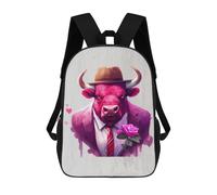 sinyumoney Gangster Style Buffalo Mochilas Infantiles Mochila Escolar Impresa En 3D Para Niños Mochilas De Viaje Bolsas Para Libros Para Niños 17inch Mochila Escolar