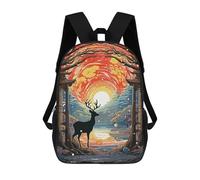 sinyumoney Gate Forest Japan Mochila Escolar Infantil Impresa En 3D Para Niños, Mochilas De Viaje, Bolsas Para Libros, Mochila Escolar Infantil 17inch