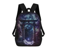 sinyumoney Gate to Celestial Dreams Mochila Escolar Impermeable Para Viajes, Mochila Para Ordenador Portátil, Ideal Para Acampar, Aventuras Al Aire Libre Y Viajes Diarios 17inch